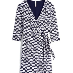 GILLI Carenza Faux Wrap Jersey Dress